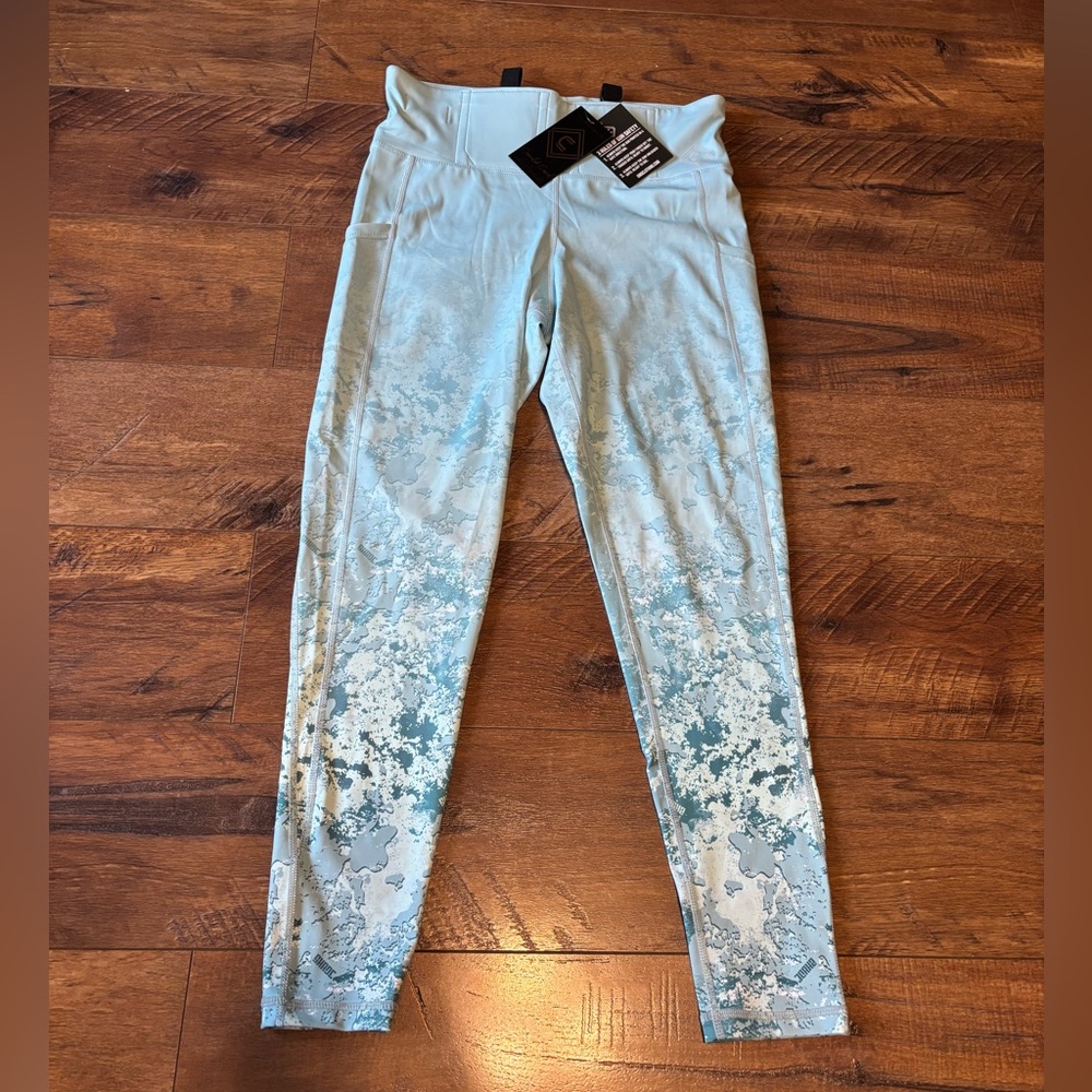 NWT Women’s GIRLS WITH GUNS Concealer Carry Tactical Leggings Size Large- Teal
